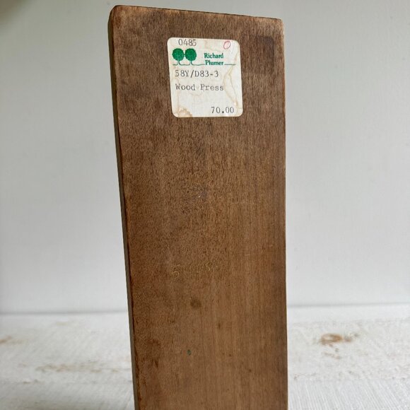 Vintage Kashigata Japanese Cake Wood Press by Richard Plumer - Picture 6 of 9